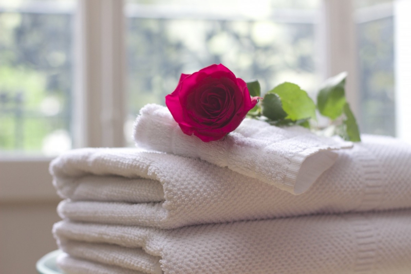 chambre-hote-CASTELLAR-min_towel_rose_clean_care_salon_spa_white_bath-731641